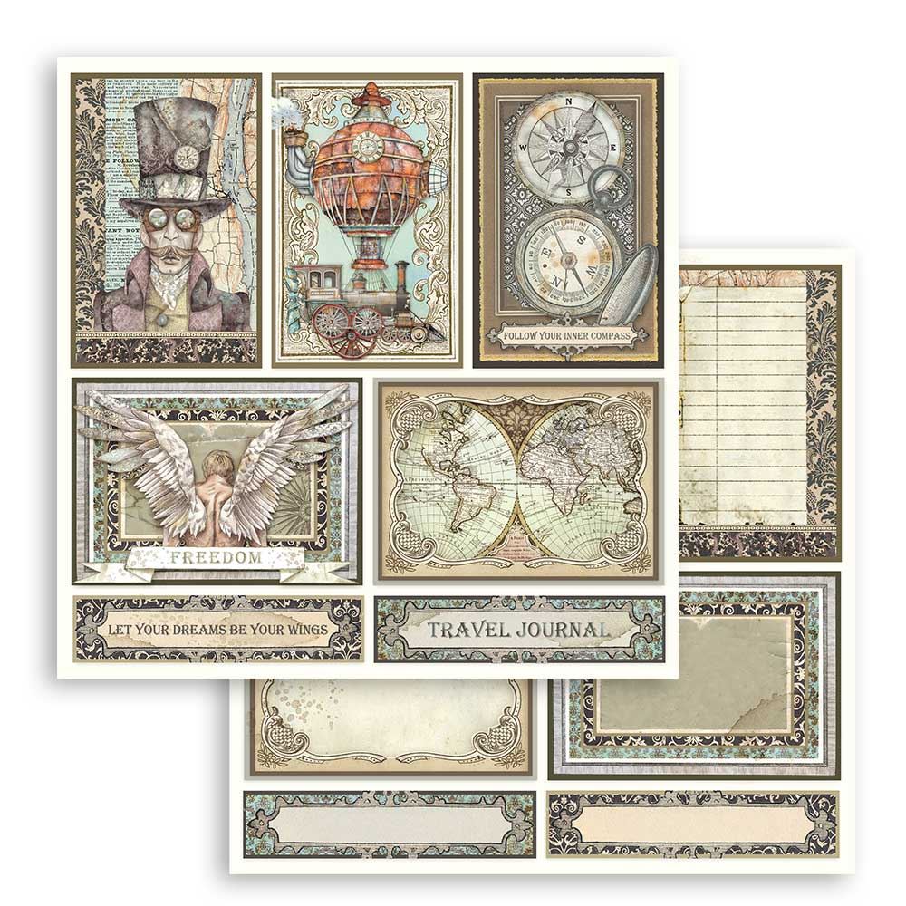 Carta Scrap Sir Vagabond Cartoline