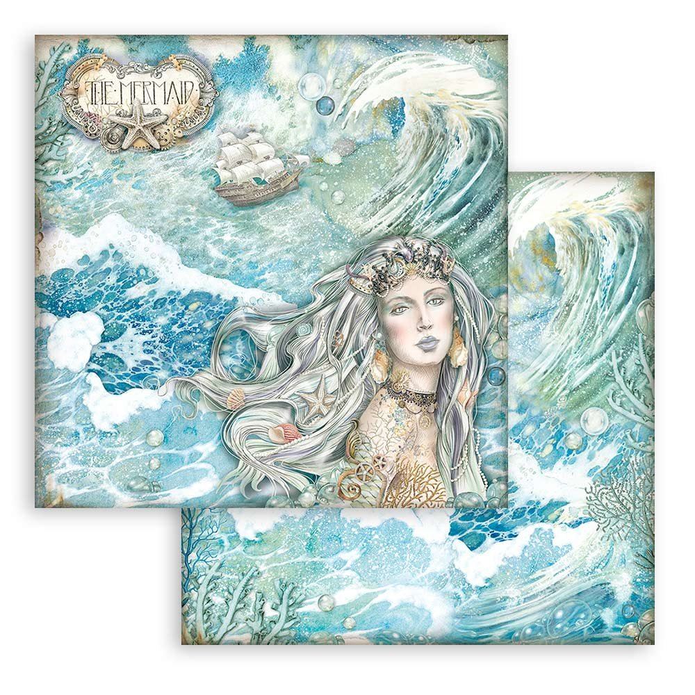 Carta Scrap Songs of the Sea Sirena Stamperia