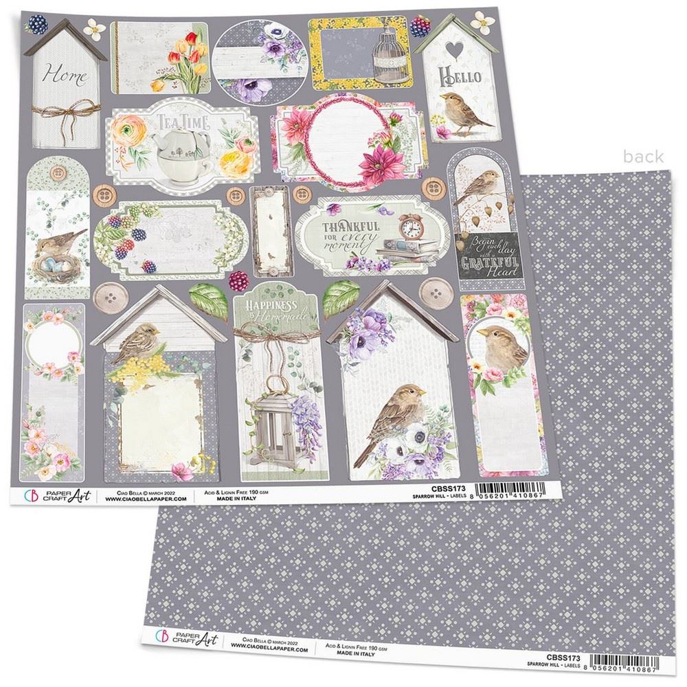 Carta Scrap Sparrow Hill Labels