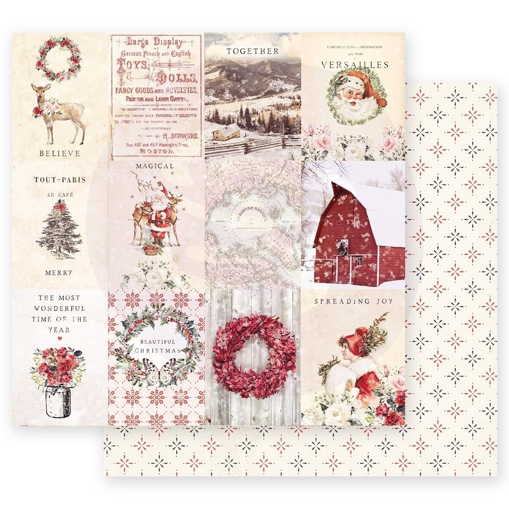 Carta Scrap Spreading Christmas Magic