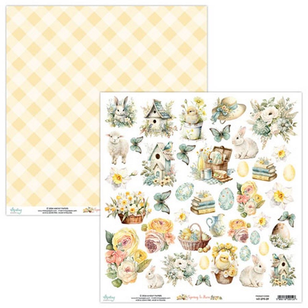 Scrap File Spring Carta Scrap Spring is Here Elements - Mondo Fai da Te