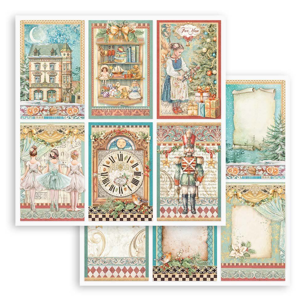 Fustelle Trasparenti Stamperia - Collezione Amazonia, Tema Giungla, Fogli 15x15 Cm, Mix Di Animali E Fogliame