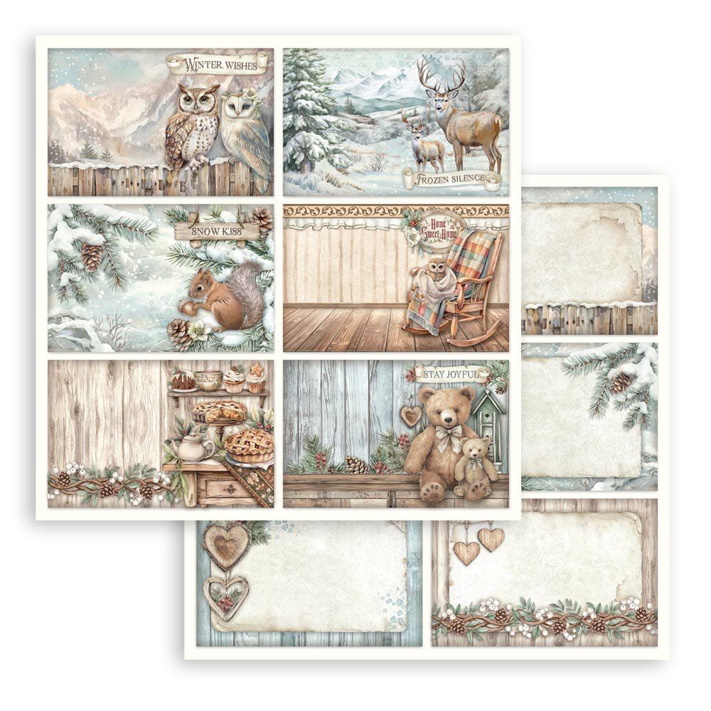 Carta Scrap The Owl's House 6 cartoline Stamperia