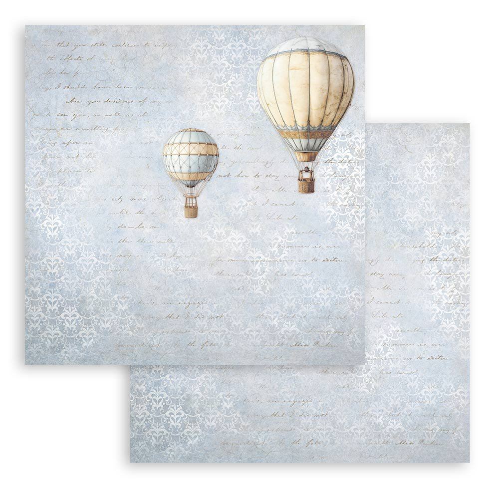 Carta Scrap Timeless mongolfiere Stamperia