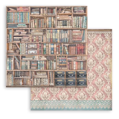 Carta Scrap Venice City of Art Palace libri antichi Stamperia