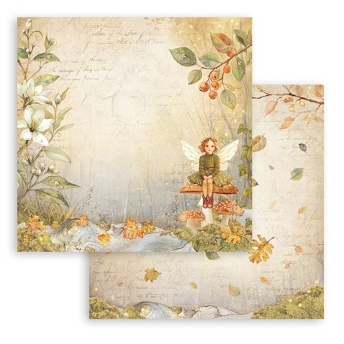 Carta Scrap Whispering Woods fatina Stamperia