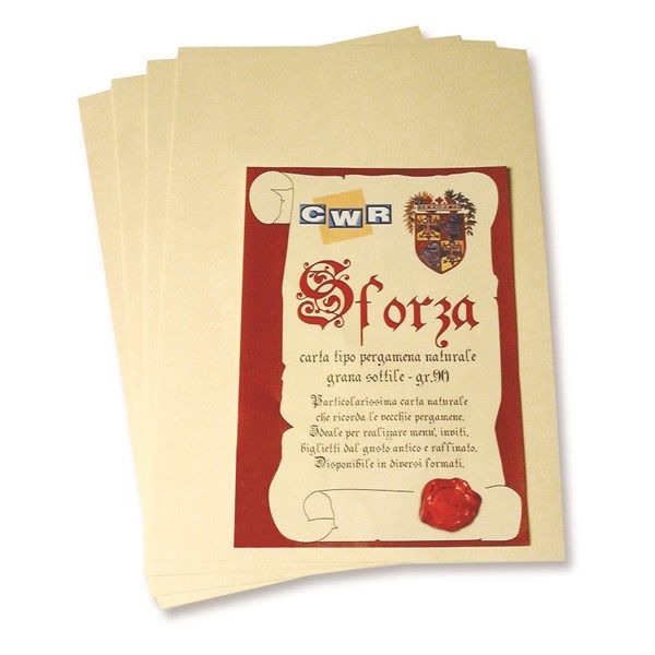Carta Sforza effetto pergamena