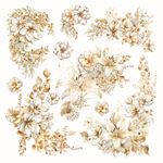Carta Vellum Blessing Day Fussy Cut cm 15 x 15