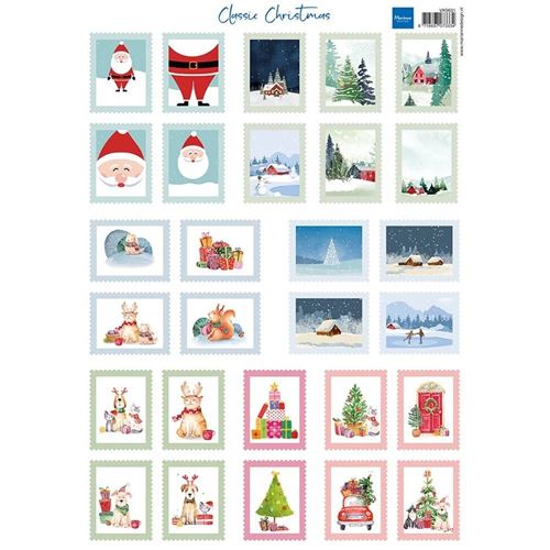 Carta da Découpage Classic Christmas