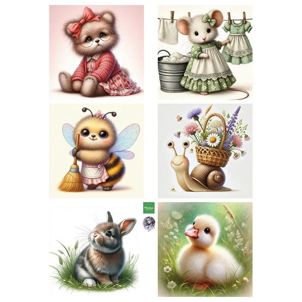 Carta da Découpage Cute Animals