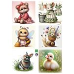 Carta da Découpage Cute Animals