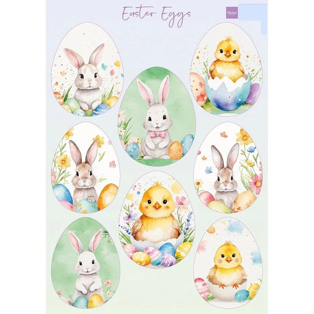 Carta da Découpage Easter Eggs