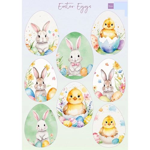 Carta da Découpage Easter Eggs