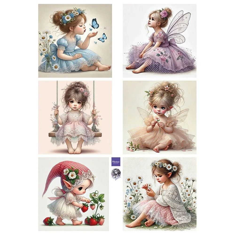 Carta da Découpage Sweet Fairies