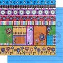 Carta da Scrap Fiori con dedica