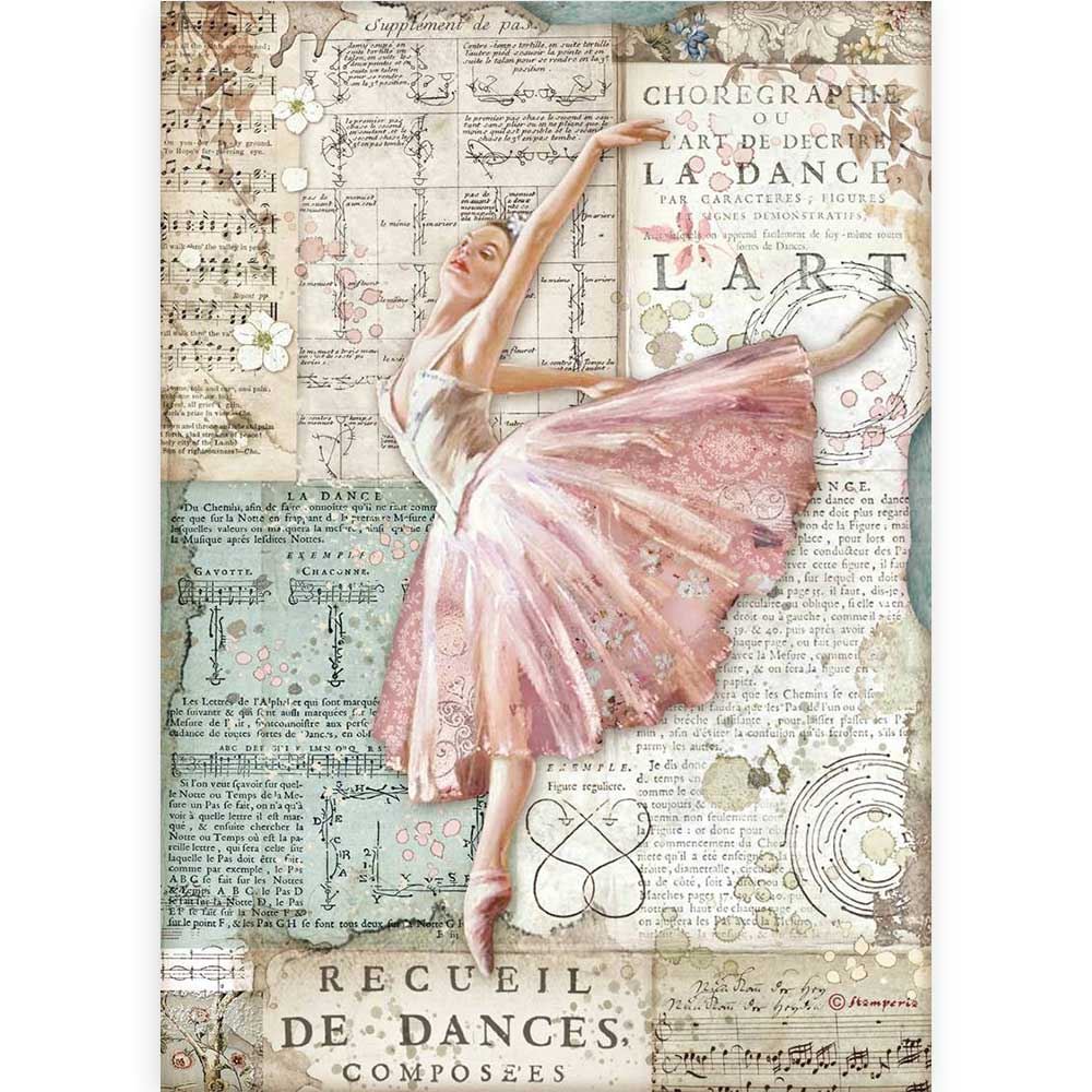 Carta di Riso A4 Passion Ballerina
