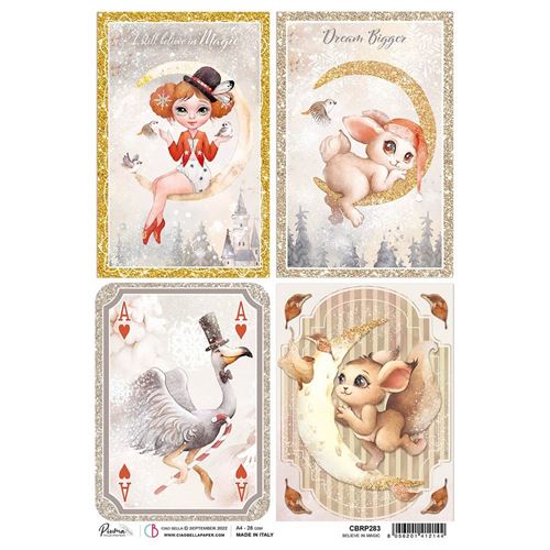 Carta di Riso Believe in Magic A4