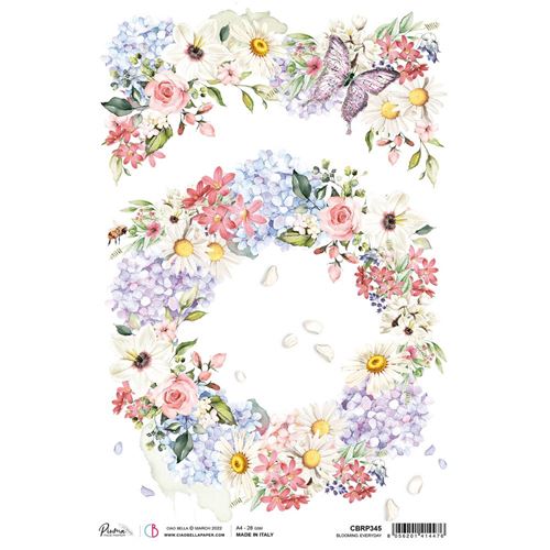 Carta di Riso Blooming everyday A4