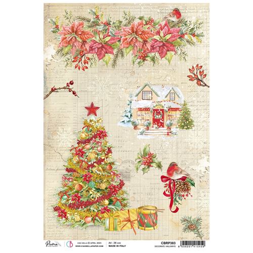 Carta di Riso Decorat hallways A4