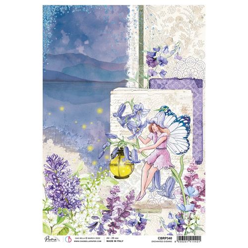 Carta di Riso Enchanted evening A4