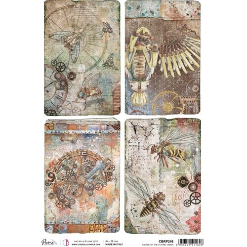 Carta di Riso Engine of The Future  Cards A4