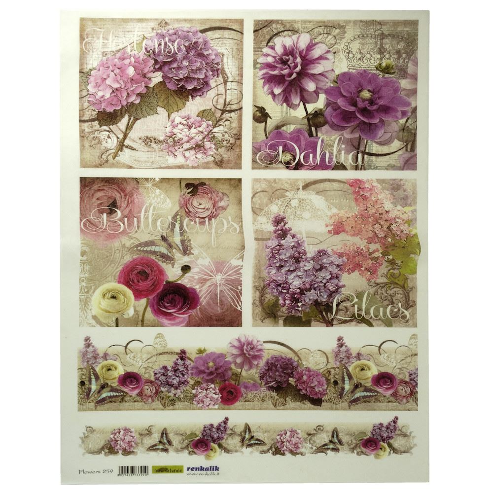 Carta di Riso Flowers