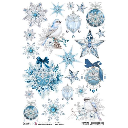 Carta di Riso Ice Jewels A4