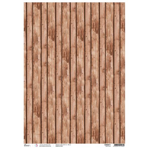Carta di Riso Maxi A3 Barn wood