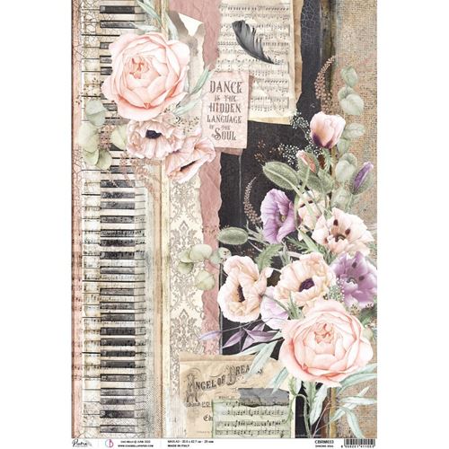 Carta di riso per decoupage COUNTRY-0030