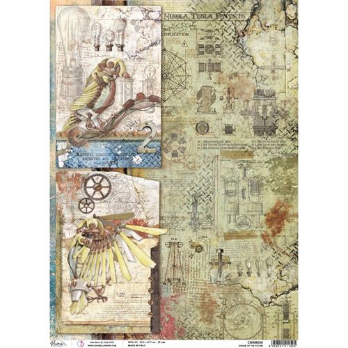 Carta di Riso Maxi A3 Engine of the Future