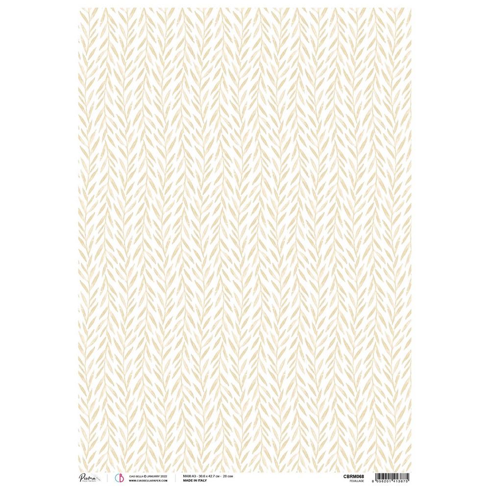 Carta di Riso Maxi A3 Feuillage