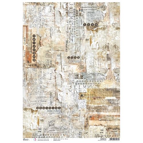 Carta di Riso Maxi A3 Majestic Dream Memories on paper