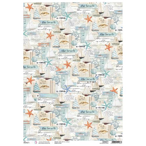 Carta di Riso Maxi A3 Our seaside escape