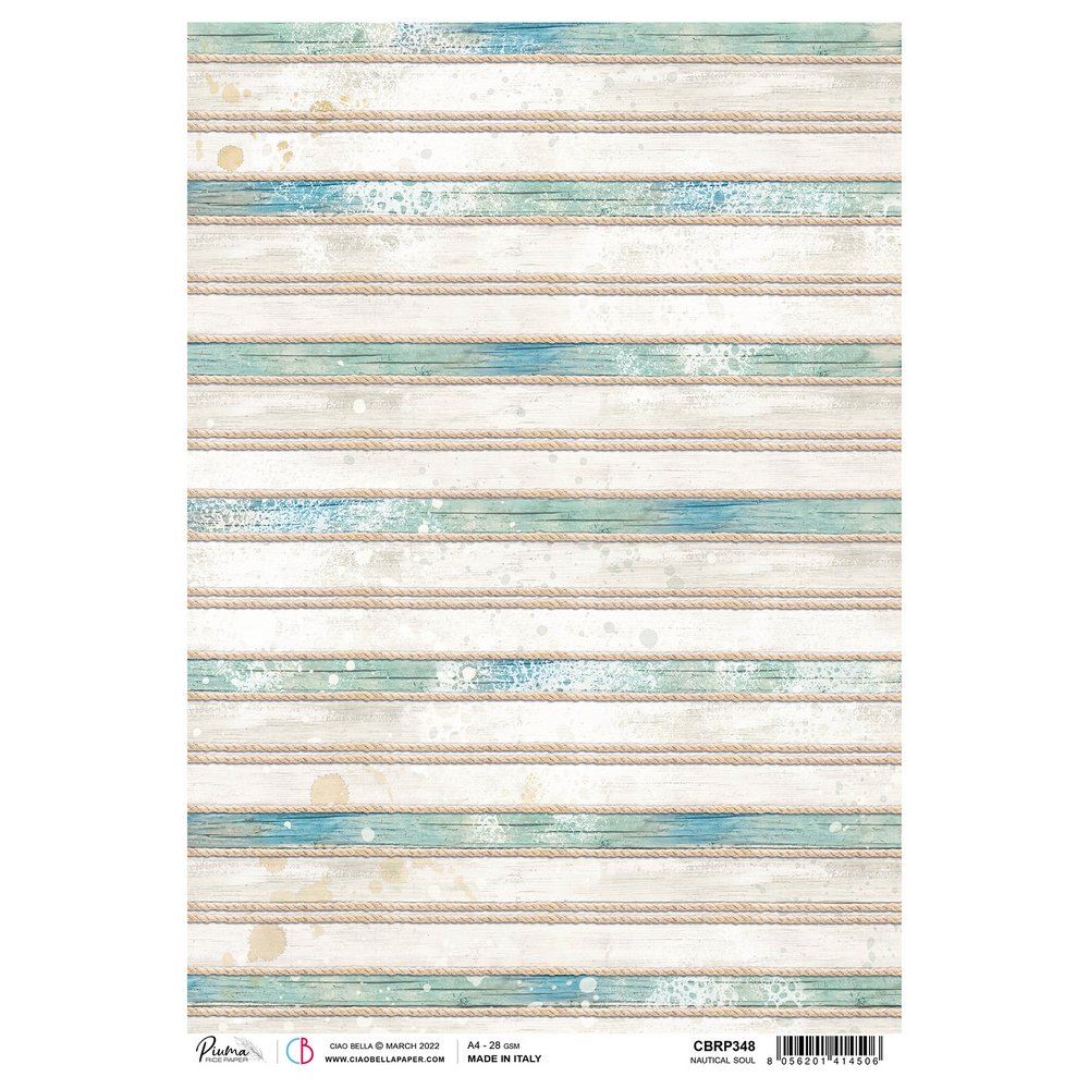 Carta di Riso Nautical soul A4