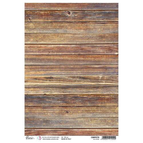 Carta di Riso Old Wood A4