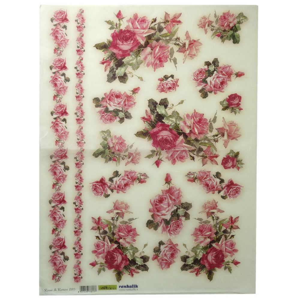 Carta di Riso Rose & Roses