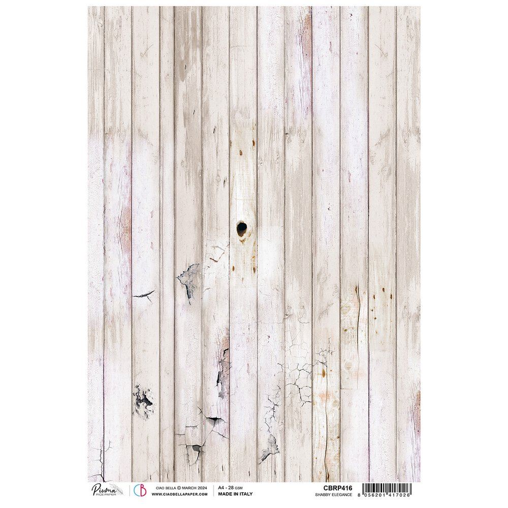 Carta di Riso Shabby Elegance A4