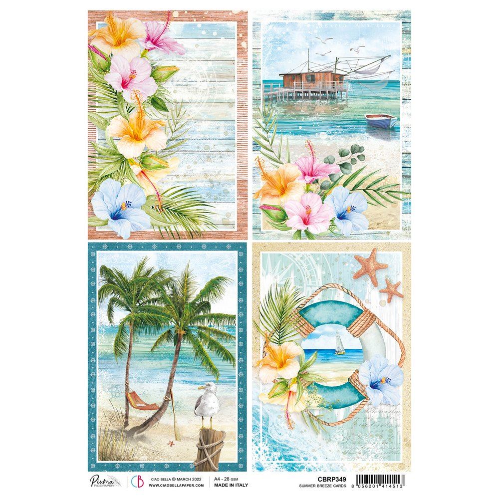 Carta di Riso Summer breeze cards A4