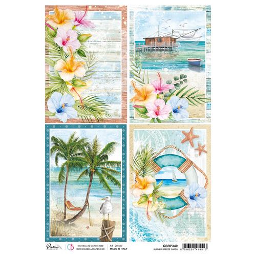 Carta di Riso Summer breeze cards A4
