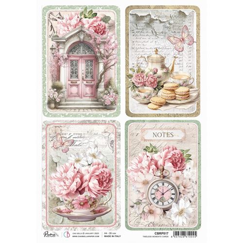 Carta di Riso Timeless Moments Cards A4