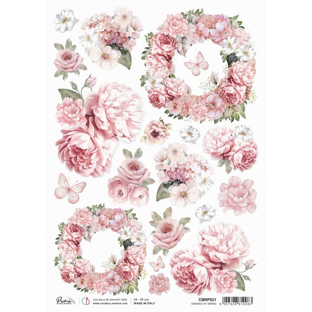 Carta di Riso Timeless Moments Essence of Spring A4