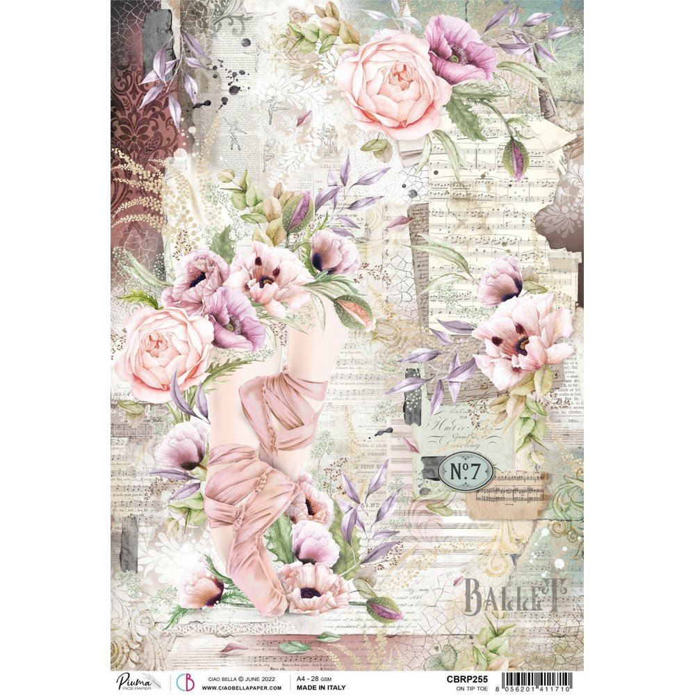 Carta di Riso On Tiptoe A4