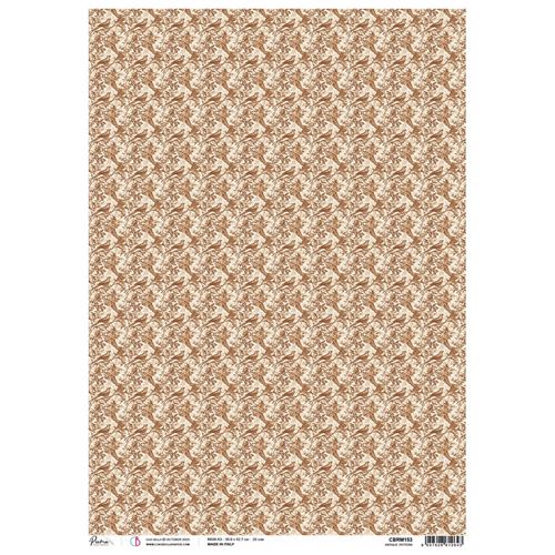 Carta di riso A3 Antique Patterns Book Lovers
