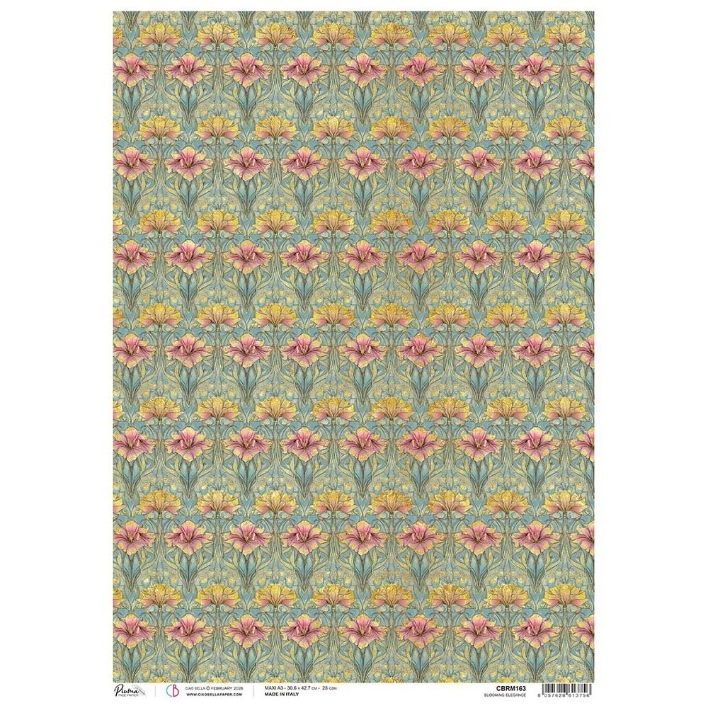 Carta di riso A3 Blooming elegance Artemis