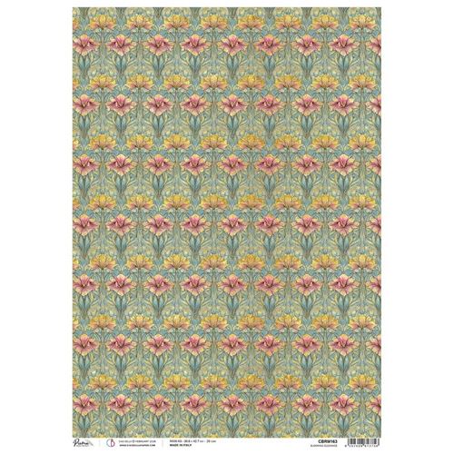 Carta di riso A3 Blooming elegance Artemis