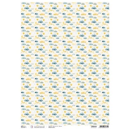 Carta di riso A3 Daydream Sky Lunibloom