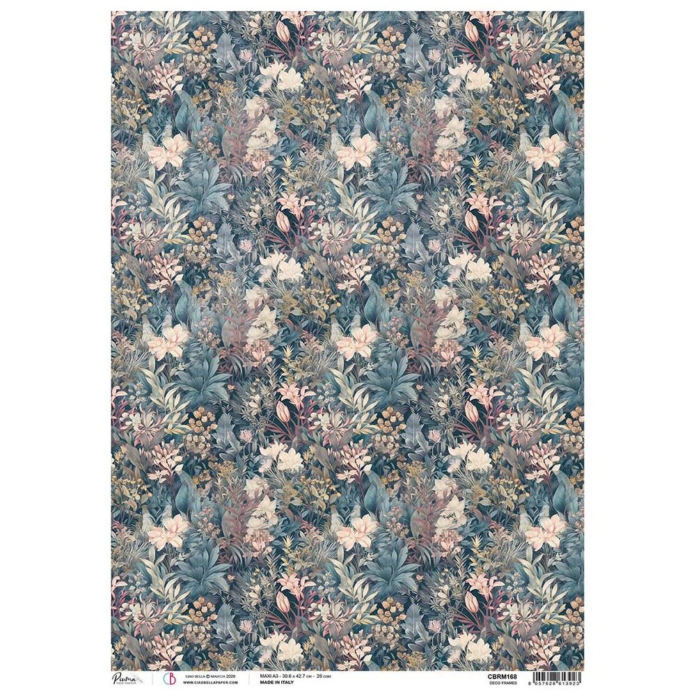 Carta di riso A3 Deco Frames Eastern Journey