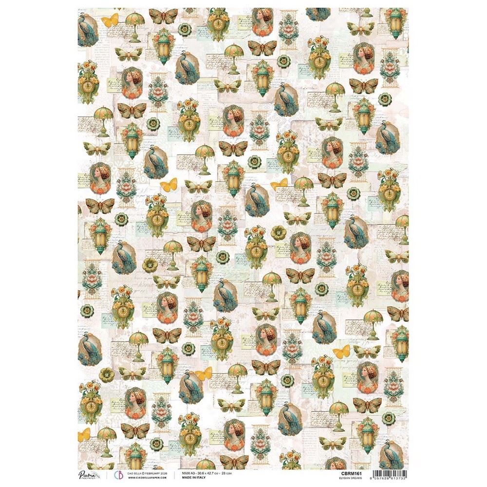 Carta di riso A3 Elysian dreams Artemis