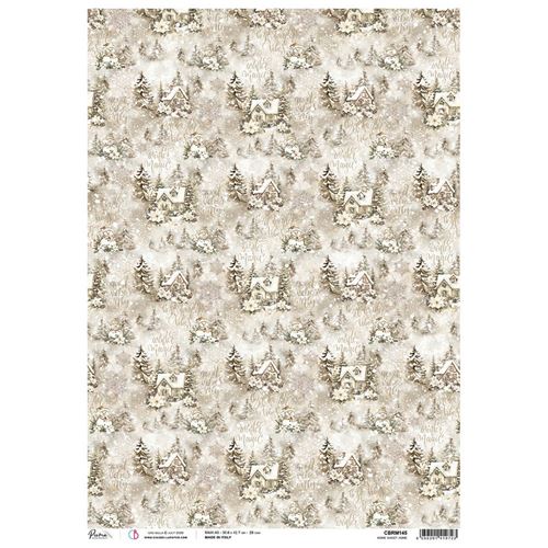 Carta di riso A3 Home Sweet Home Winter Season