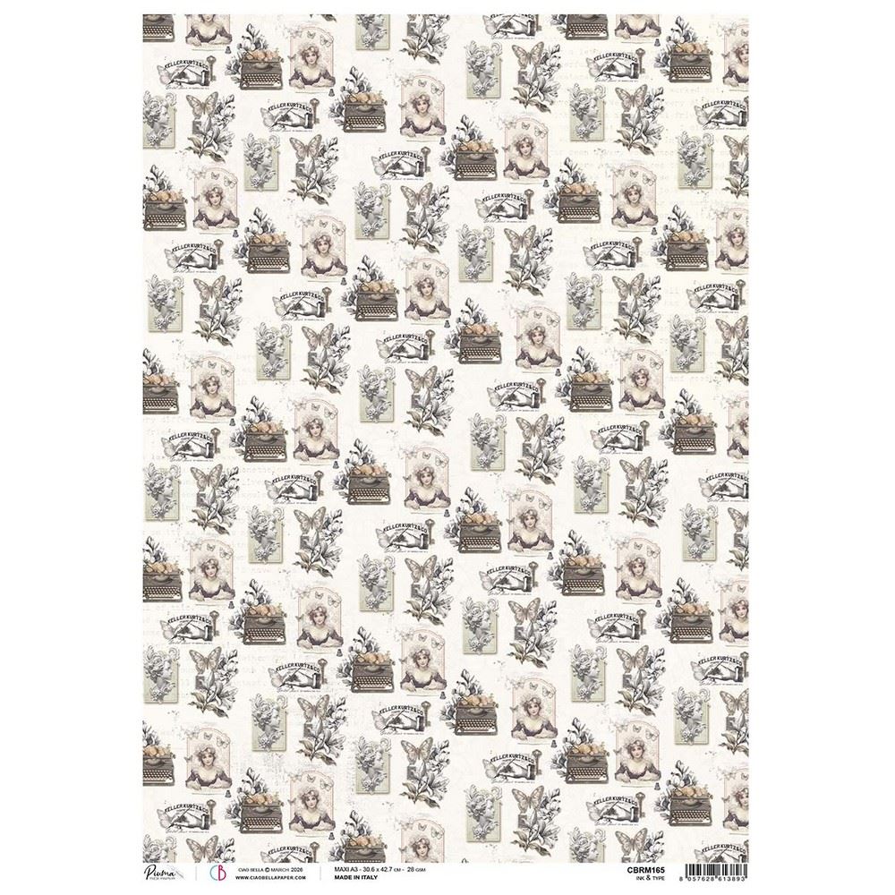 Carta di riso A3 Ink & TypeTypographic